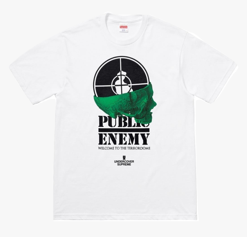 Supreme Public Enemy T Shirt, HD Png Download - kindpng