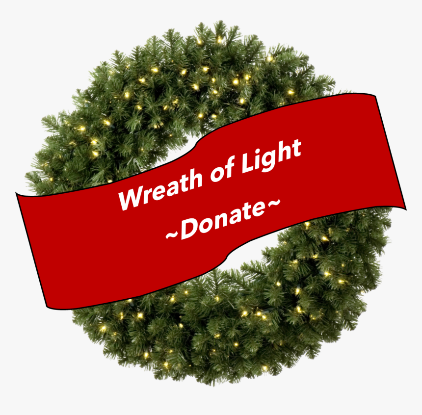 Christmas Png Wreath Wreath Of Light Denver Youth For - Transparent Background Christmas Wreath Png, Png Download, Free Download
