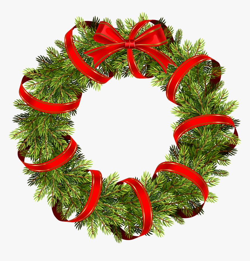 Holiday Wreath Png File - Christmas Transparent Background Wreath Png, Png Download, Free Download