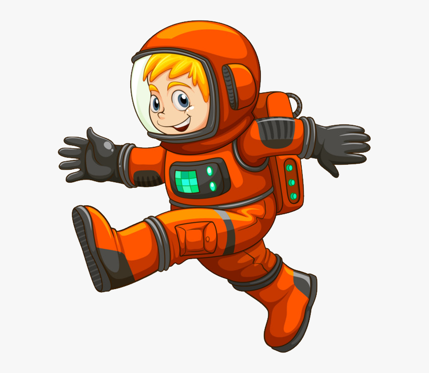 Astronaut Clipart Png - Red Astronaut Clipart, Transparent Png, Free Download