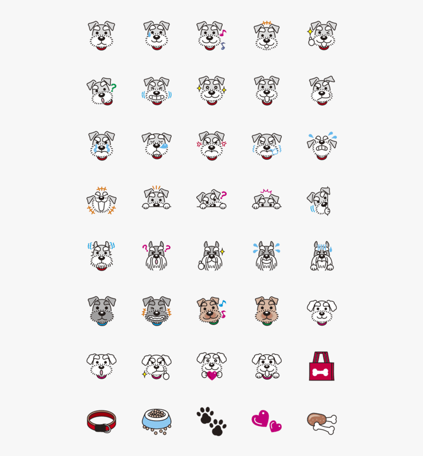 Schnauzer Emoji, HD Png Download, Free Download