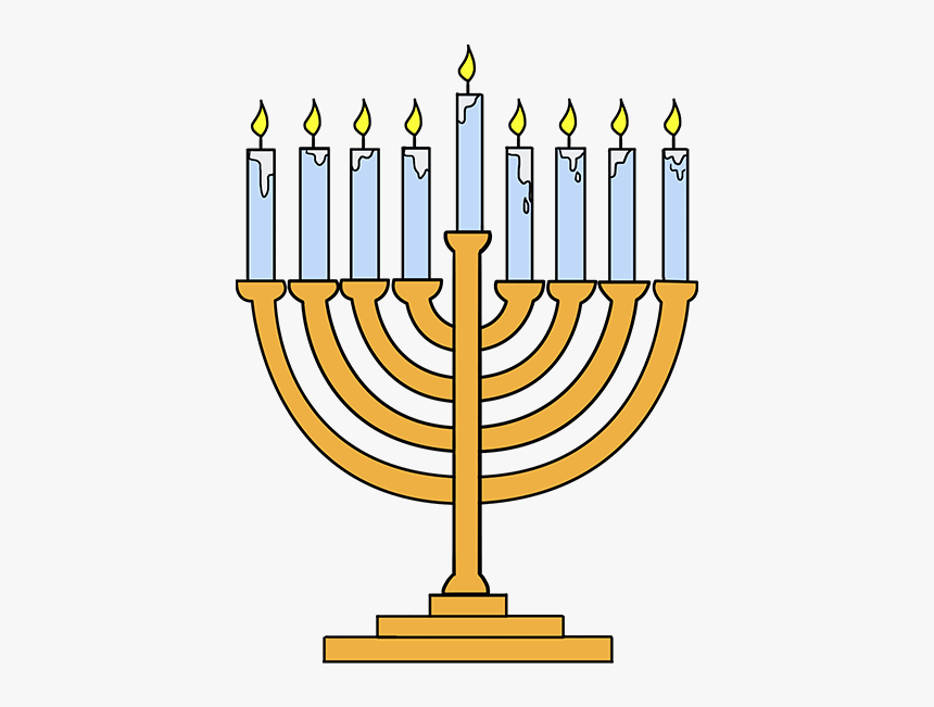 How To Draw Menorah - Drawing, HD Png Download, Free Download