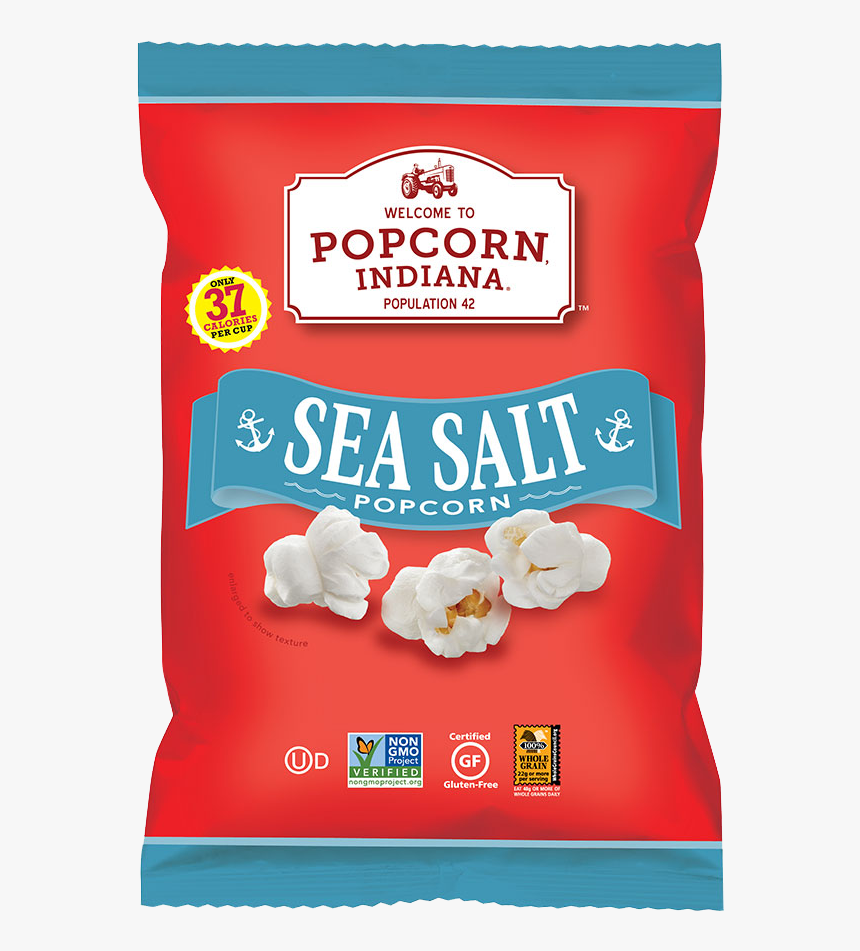 Sea Salt - Popcorn Indiana Kettle Corn, HD Png Download, Free Download