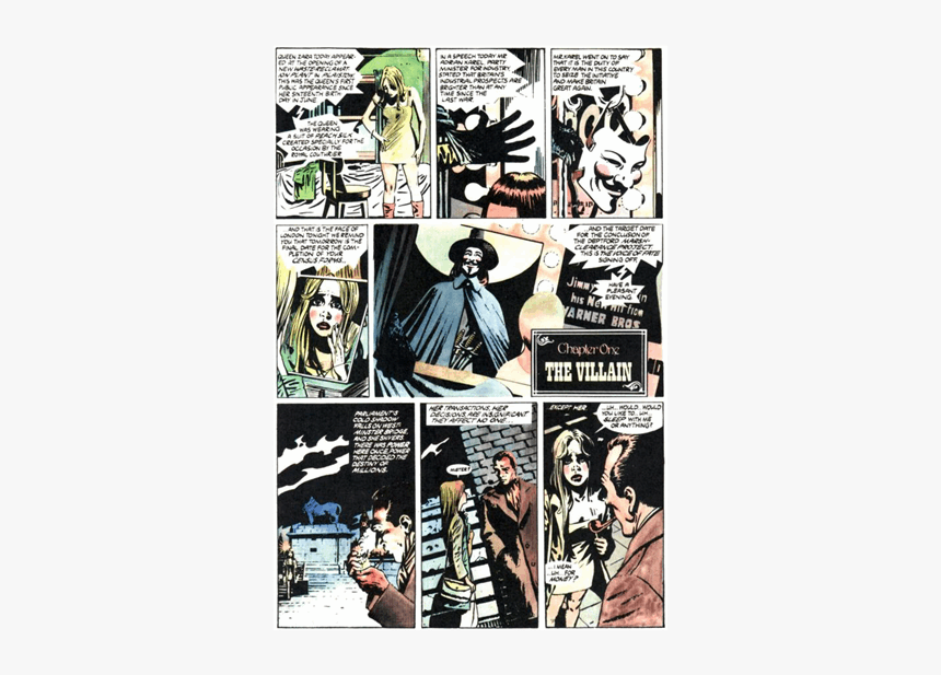 V De Vendetta Comic, HD Png Download, Free Download