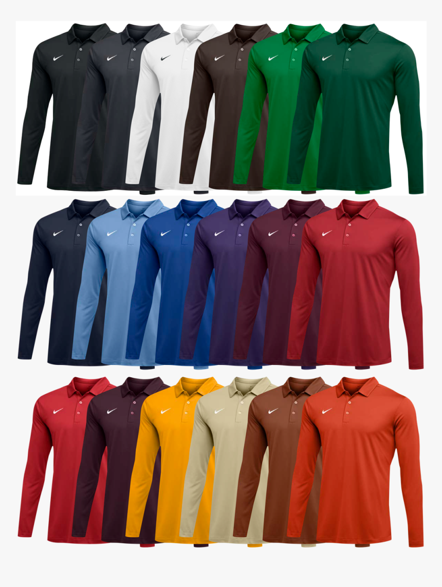 nike men's long sleeve polo