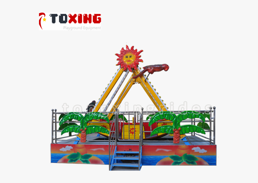 Amusement Park Rides Mini Small Viking Ship Ride Pirate - Small Pirate Ship Ride, HD Png Download, Free Download