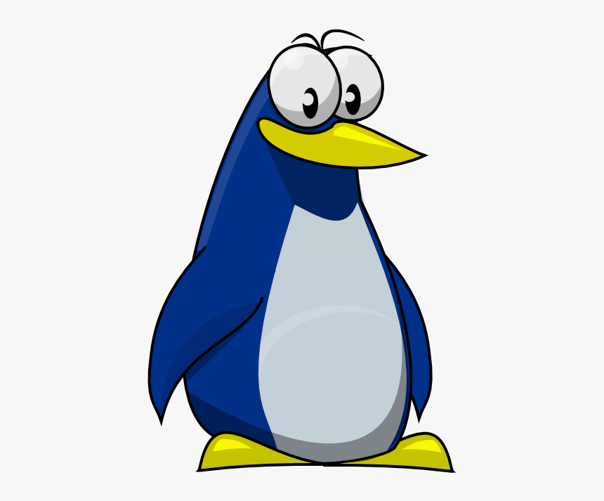 Weasel Panda Free Images - Clipart Blue Penguin, HD Png Download, Free Download