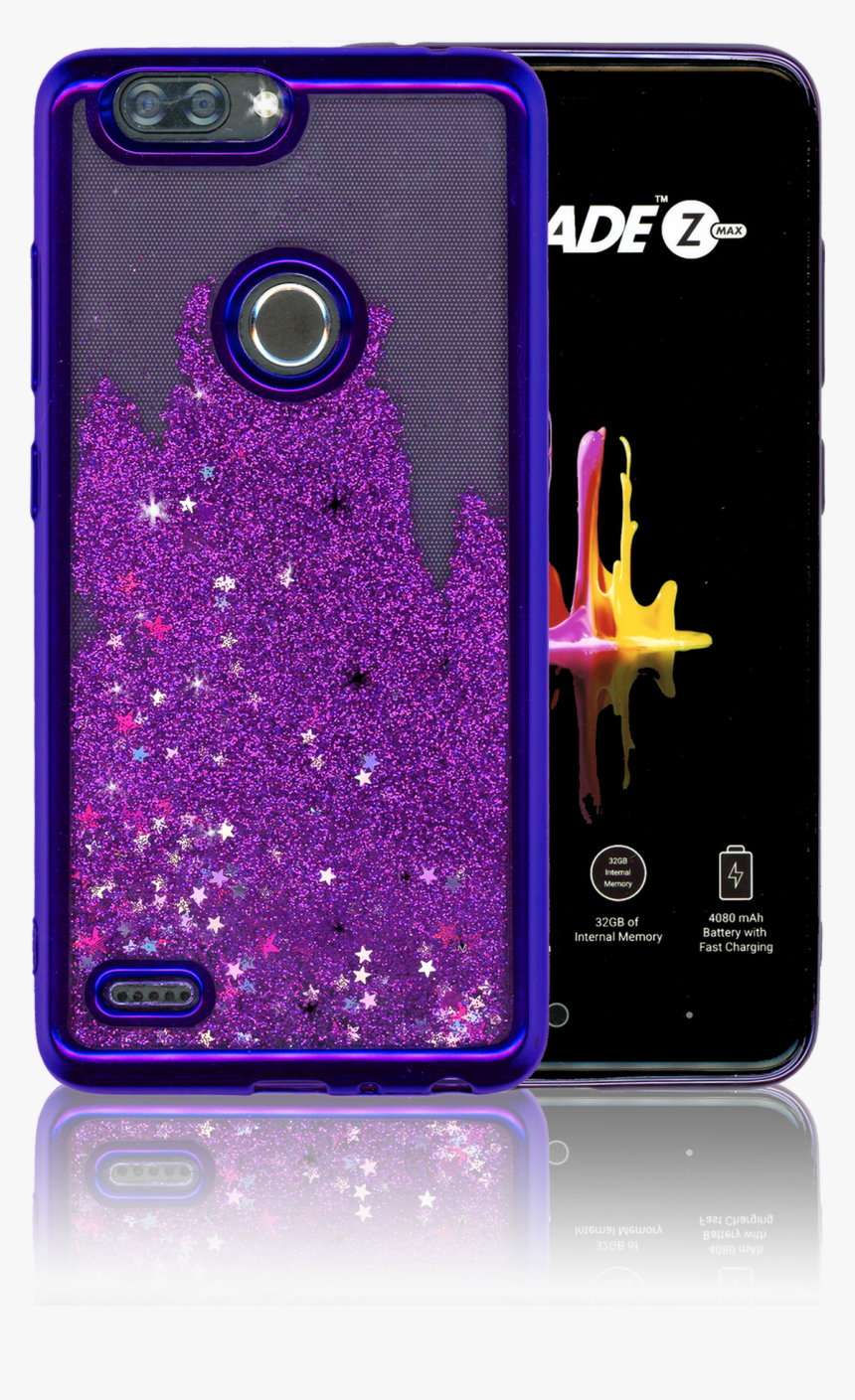 Zte Blade Mm Electroplated Water Glitter Case With - Mobile Phone Case, HD Png Download, Free Download