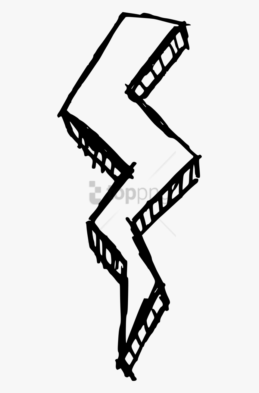 Free Png Lightning Divider Png Image With Transparent - Lightning Bolt Drawing  Png, Png Download - kindpng