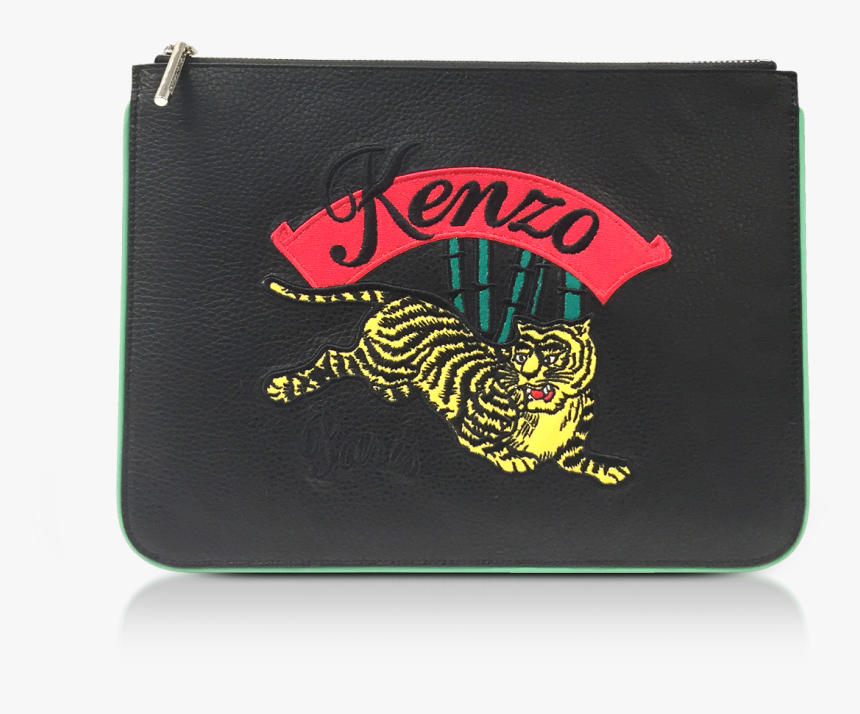 Jumping Tiger Flat Clutch - Kenzo Jumping Tiger Bag Large, HD Png Download, Free Download