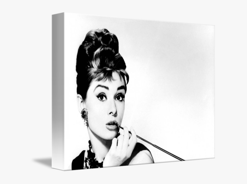 Audrey Hepburn Breakfast At Tiffany"s Canvas Print - Audrey Hepburn, HD Png Download, Free Download