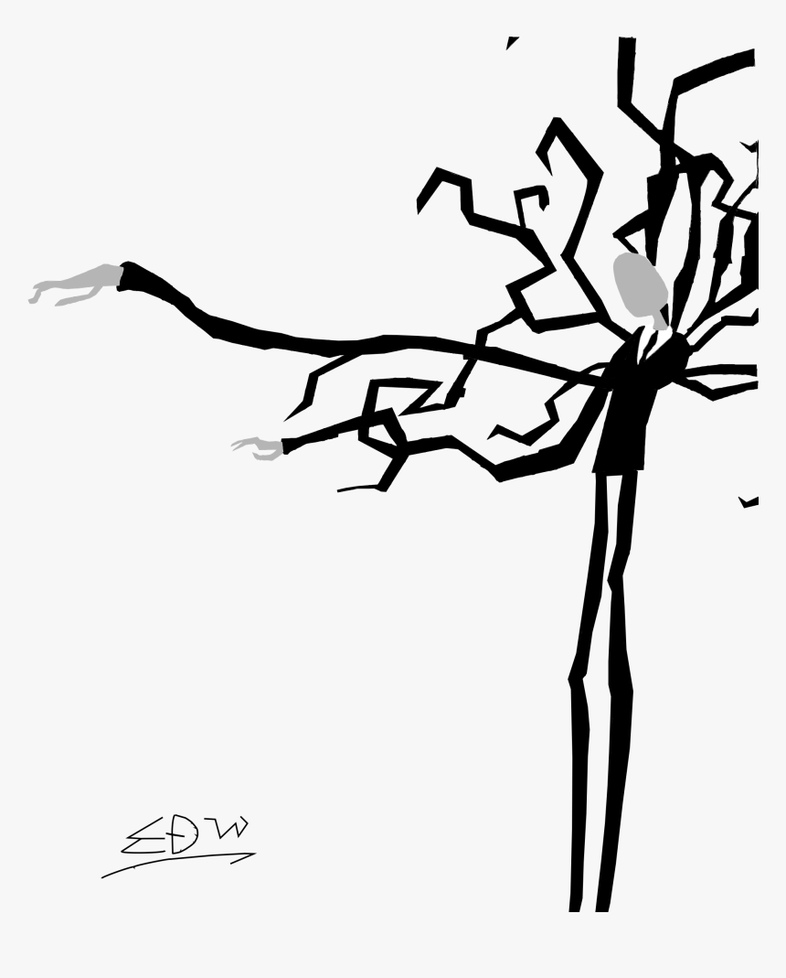 Twig Drawing Visual Arts /m/02csf Silhouette - Drawing, HD Png Download, Free Download