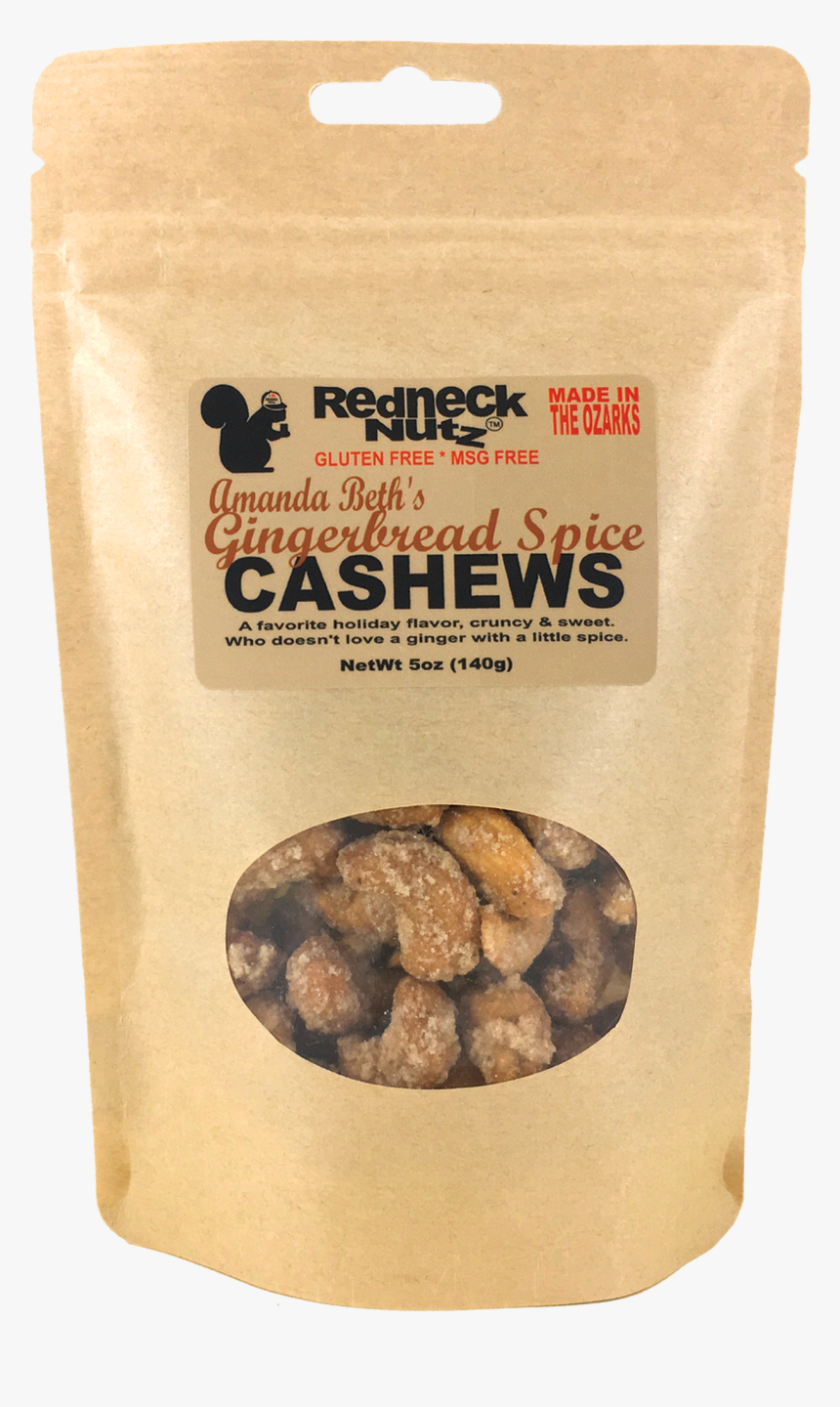 Amanda Beth"s Gingerbread Spice Cashews 5oz Pouch, HD Png Download, Free Download