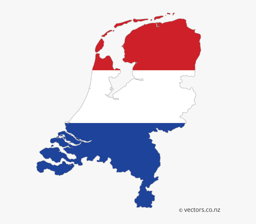 Netherland Map Flag Png, Transparent Png, Free Download