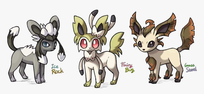 Alolan Eeveelutions , Png Download - Alola Glaceon, Transparent Png, Free Download