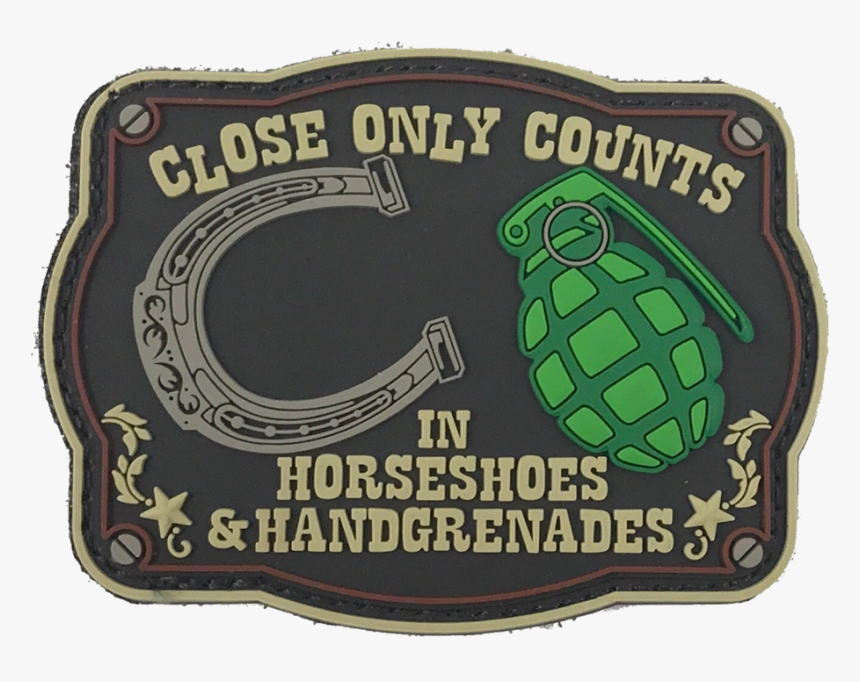 Horseshoes & Hand Grenades - Close Hand Grenades Horseshoes, HD Png Download, Free Download