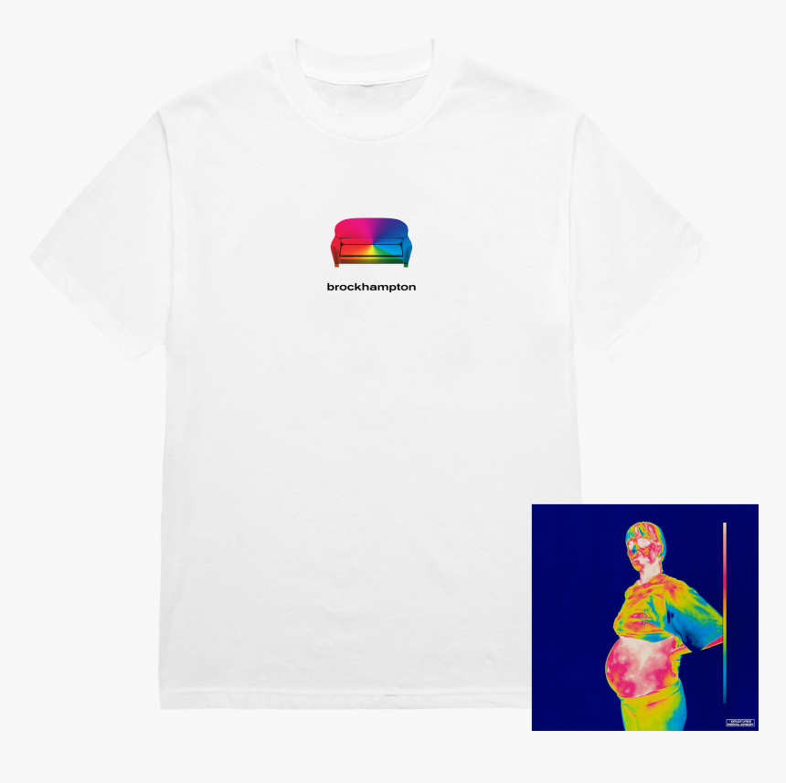 "iridescence Couch - Brockhampton Hardest Working Boyband, HD Png Download, Free Download