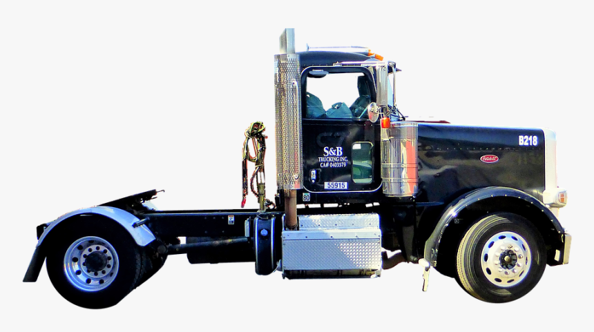 Truck, American, Vehicle, Transport, Classical, Traffic - Trailer Truck, HD Png Download, Free Download