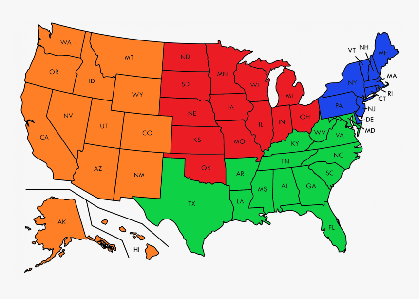 Aca-regions - Friendly West Virginia, HD Png Download, Free Download