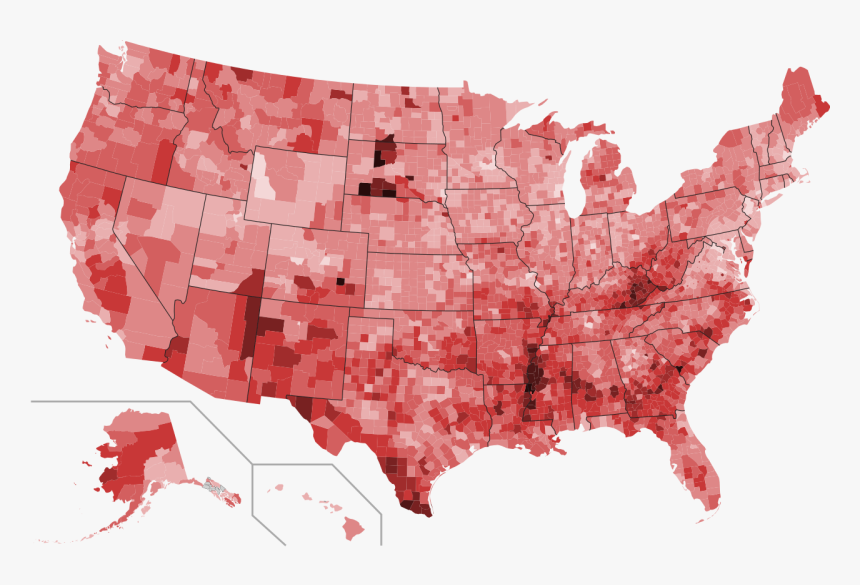 Poverty Rate By County, HD Png Download, Free Download