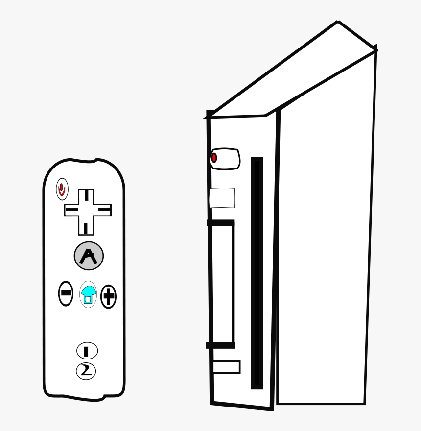 Angle,area,communication - Wii Clip Art, HD Png Download, Free Download