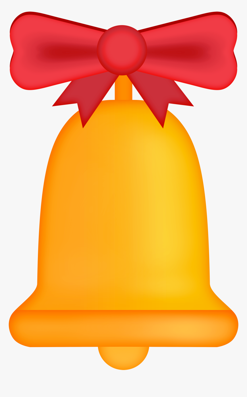 Gold Christmas Bell Png Clip Art, Transparent Png, Free Download