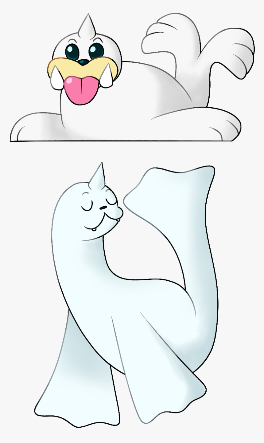 Packysart Pokemon Pkmnart Seel Dewgong Packytherobotcat - Cartoon, HD Png Download, Free Download