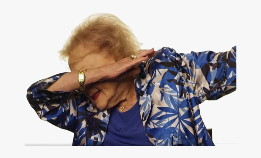 #шарю Если Чё #вейпнейшн #шарю #vapenation #модно #модносча - Betty White Dabbing, HD Png Download, Free Download