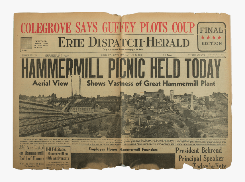 Hammermill Erie Plant, HD Png Download, Free Download