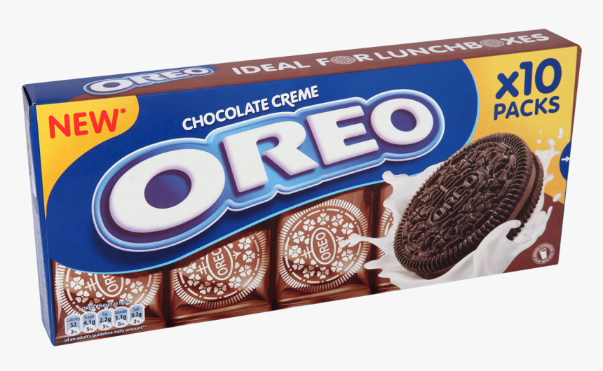 Oreo Chocolate Creme Snack Packs X10 - Oreo Chocolate Creme 10 Pack, HD Png Download, Free Download