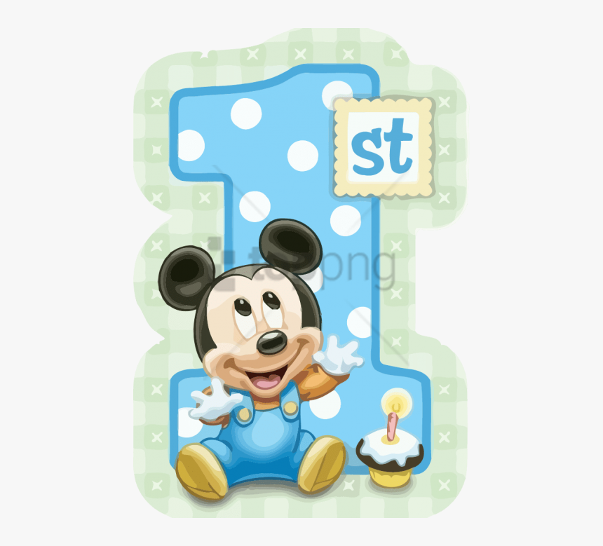 Mickey 1st Birthday, HD Png Download, Free Download