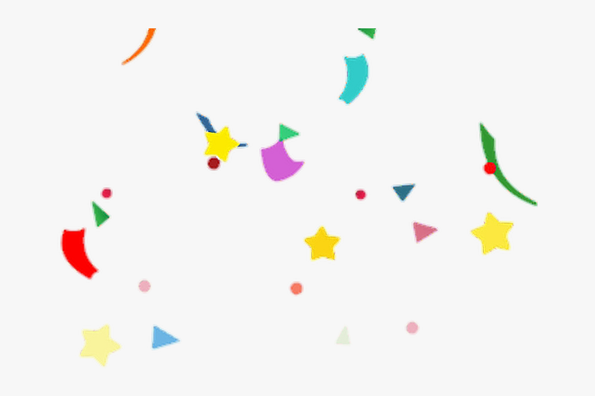 #colorful #party #birthday #star #ribbon #happy #rainbow, HD Png Download, Free Download