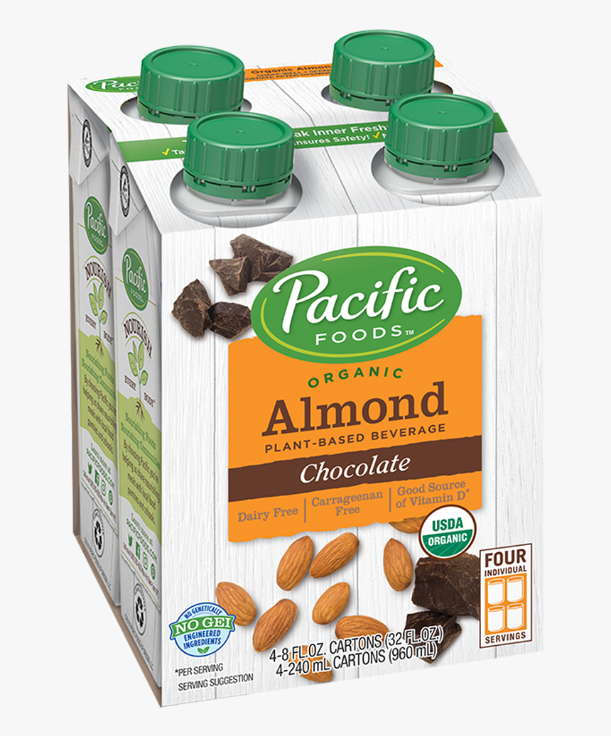 Pacific Foods Almond Chocolate Milk, HD Png Download, Free Download