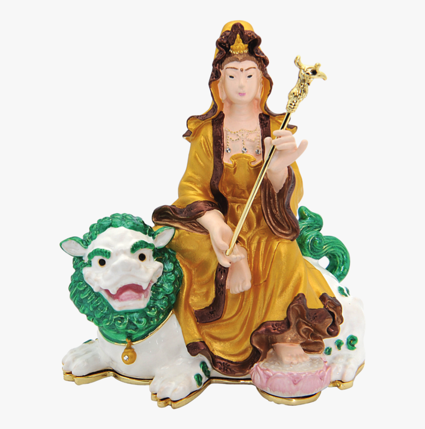 Kuan Yin On Snow Lion, HD Png Download, Free Download