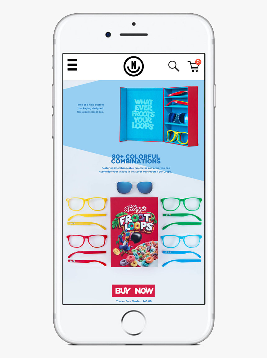 Website 0000 Neff - Neff Froot Loops Sunglasses, HD Png Download, Free Download