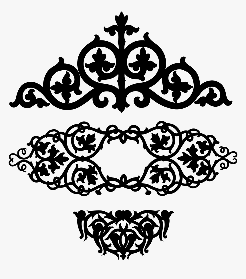 Vector Lace Motifs - Motifs Clipart, HD Png Download, Free Download