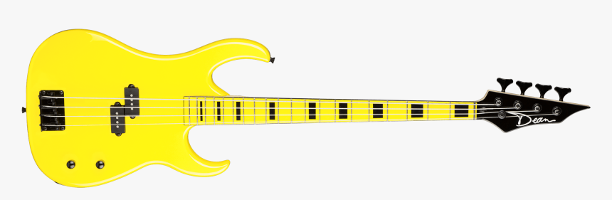 Clip Stock Custom Zone Dean Guitars Image - Lime Green Bass Guitar, HD Png Download, Free Download