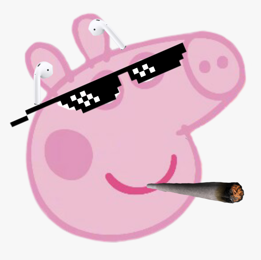 Mlg Peppa - Peppa Pig Meme Faces, HD Png Download - kindpng