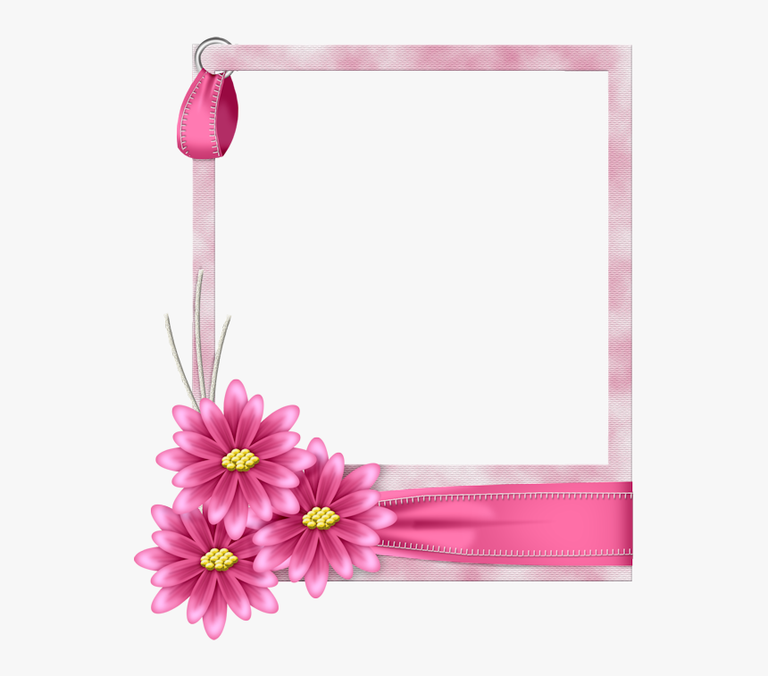 Thumb Image - Blue Flowers Photo Frames, HD Png Download, Free Download