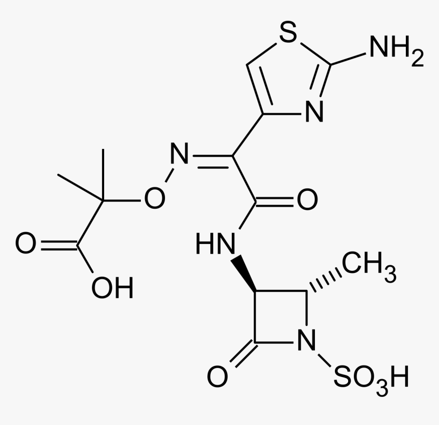 Aztreonam Structure, HD Png Download, Free Download