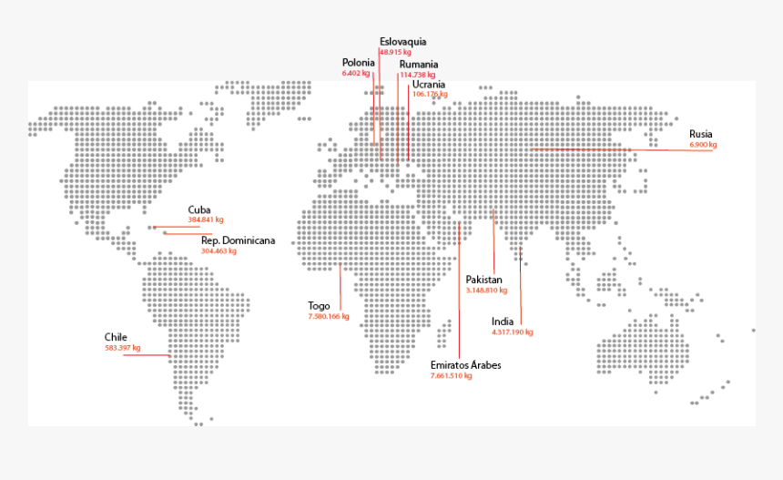 El Reciclaje Actual De La Ropa Usada - Electricity Consumption World Map, HD Png Download, Free Download