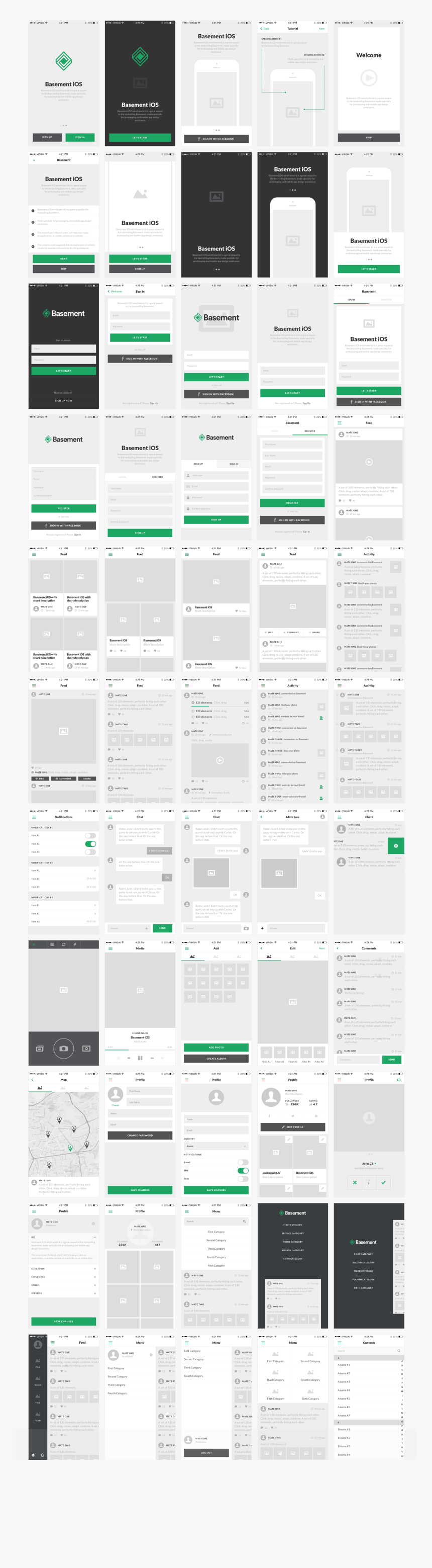 Social Feed Wireframe, HD Png Download, Free Download