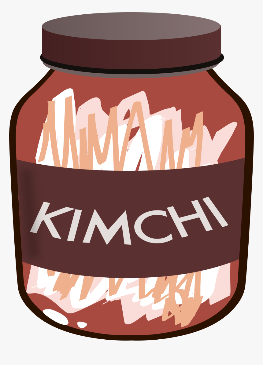 Clip Art Jar Vector Image Free - Kimchi Clipart Transparent, HD Png Download, Free Download