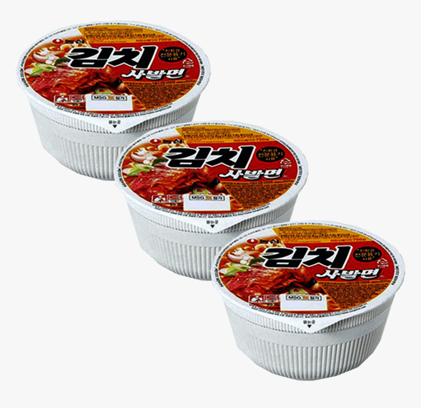 Nong Shim Kimchi Bowl Noodle 86g X 3 - Cake, HD Png Download, Free Download