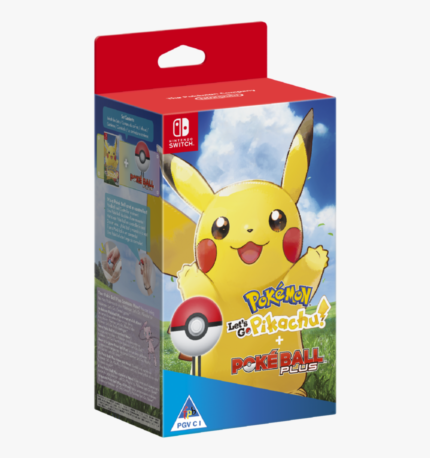 Pokemon Lets Go Pikachu Pokeball Hd Png Download Kindpng