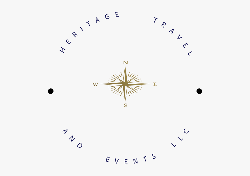 Heritage Travel Compass Set Navy And Gold Set 3 - Circle, HD Png Download, Free Download