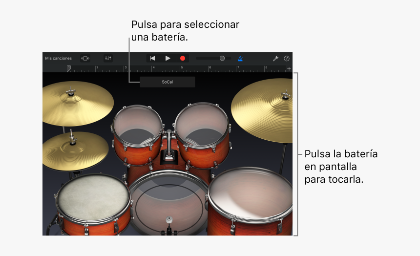 Garageband App Snare Drum, HD Png Download, Free Download