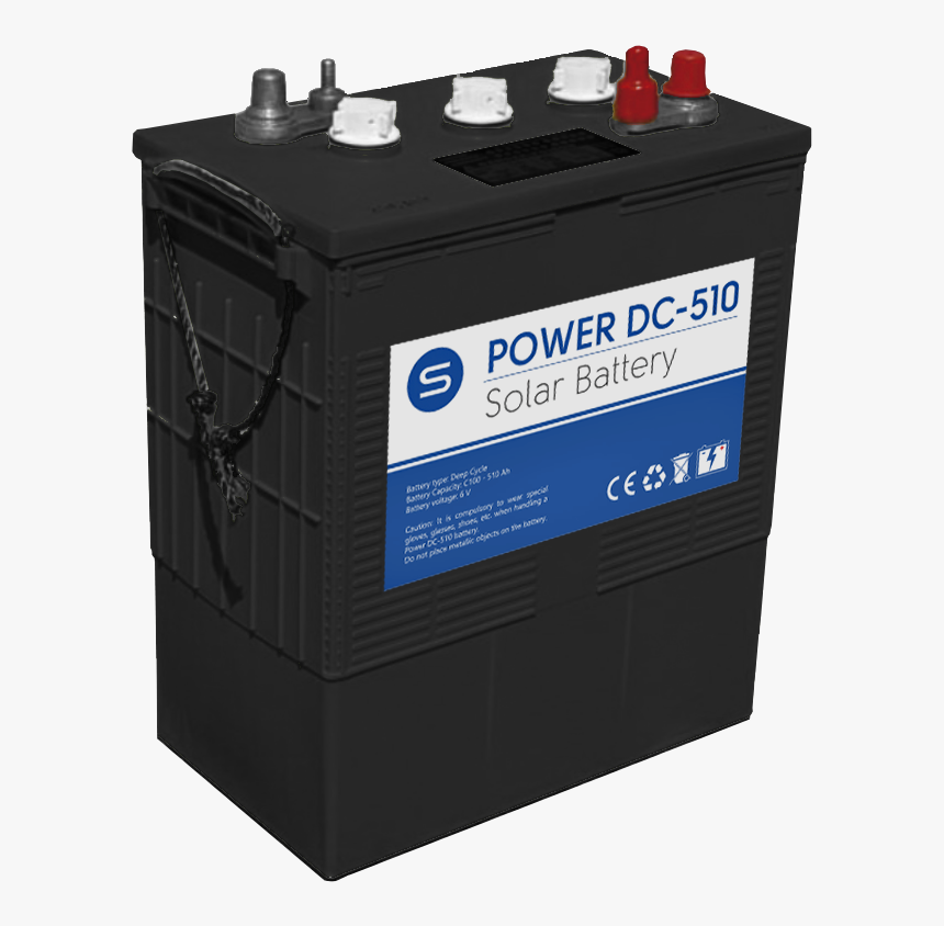 6v Deep Cycle Batterie, HD Png Download, Free Download