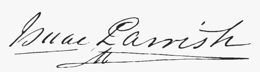 Isaac Parrish Md Signature - Calligraphy, HD Png Download, Free Download