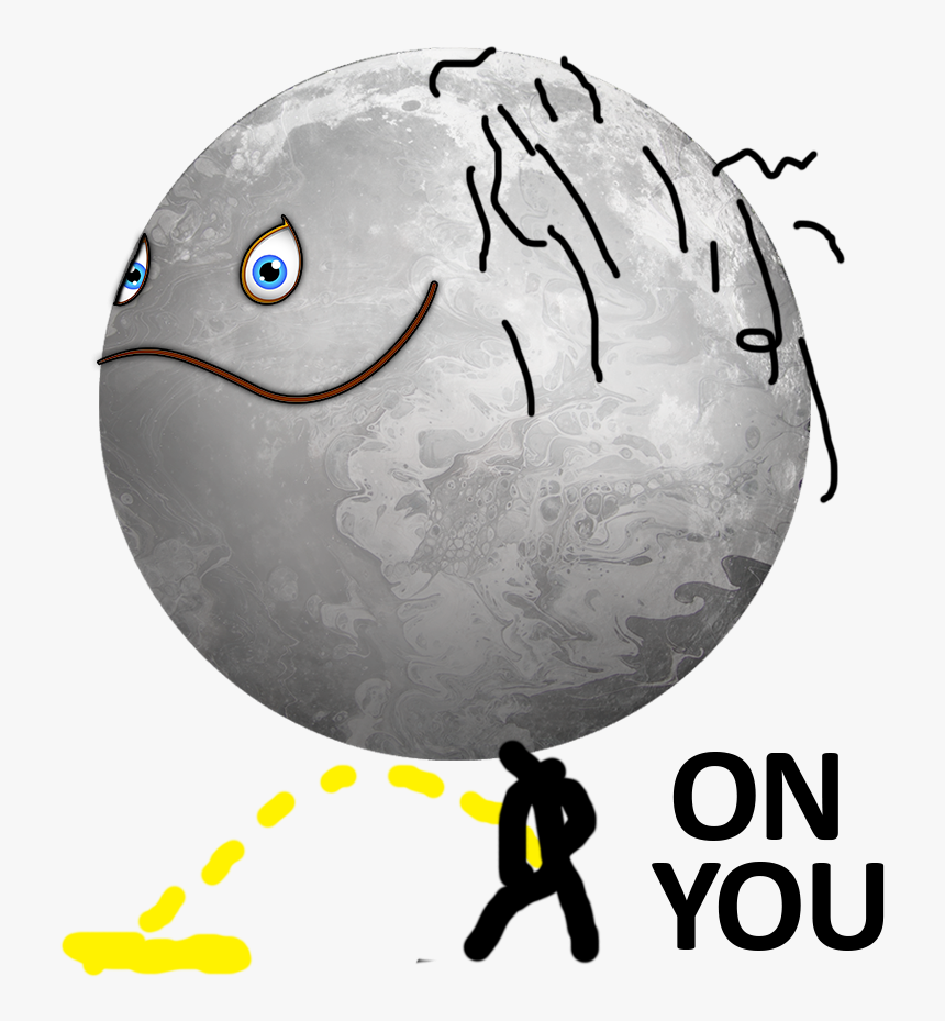 Bad Moon Pee On You - Illustration, HD Png Download - kindpng